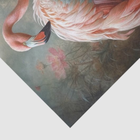 Tropisch Flamingo Tissuepapier (Detail)