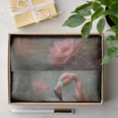 Tropisch Flamingo Tissuepapier (Geschenk)