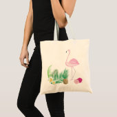 Tropisch Flamingo Tote Bag (Voorkant (product))