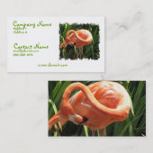 Tropisch Flamingo Visitekaartje (Voorkant / Achterkant)