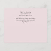 Tropisch Flamingos Wedding (Achterkant)