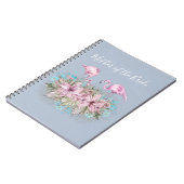 Tropisch Flamingos Wedding Notitieboek (Linkerzijde)