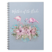 Tropisch Flamingos Wedding Notitieboek (Voorkant)