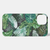 Tropisch flessenpalmpetpatroon iPhone hoesje (Achterkant horizontaal)