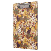 Tropisch flessenpatroon met tijger klembord (Links)