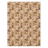 Tropisch flessenpatroon met tijger tafelkleed (Voorkant)