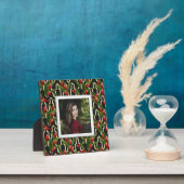 Tropisch flessenpatroon zonder foto Easel Terug Fotoplaat (Insitu)