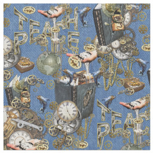 Tropisch Flora Paradijs bij Sunset Fabric Stof