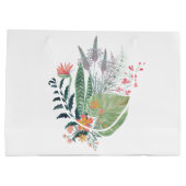 tropisch floraal gepersonaliseerd groot cadeauzakje (Achterkant)