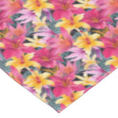 Tropisch floraal katoen tafelkleed (Gekanteld)