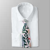 Tropisch Floral Abstract Exclusief Patroon Stropdas (Gebonden)