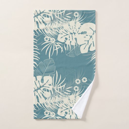 Tropisch Floral Pattern Bad Handdoek (Handdoek)