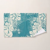 Tropisch Floral Pattern Bad Handdoek (Handdoek)