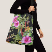 Tropisch Floral Pattern Crossbody Tas (Dichtbij)