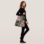 Tropisch Floral Pattern Crossbody Tas (Op model)