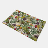 Tropisch Floral Pattern Deurmat (Schuin)