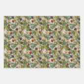 Tropisch Floral Pattern Inpakpapier Vel (Voorkant 2)