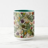 Tropisch Floral Pattern Mok (Midden)