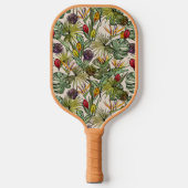Tropisch Floral Pattern Pickleball Paddle (Voorkant)