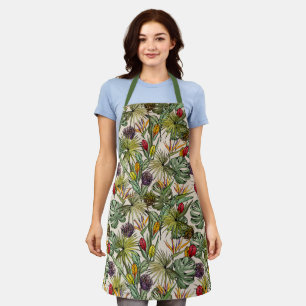 Tropisch Floral Pattern Schort