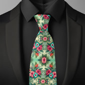 Tropisch Floral Pattern Stropdas