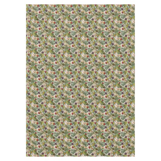 Tropisch Floral Pattern Tafelkleed (Voorkant)