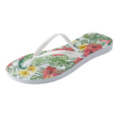 Tropisch Floral Pattern Teenslippers (Schuin)