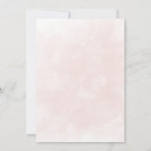 Tropisch floreel flamingo baby shower kaart (Achterkant)