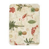 Tropisch Floridian Pattern Magneet (Verticaal)