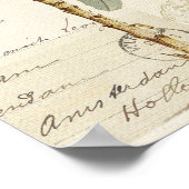 Tropisch Floridian Pattern Poster (Hoek)