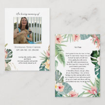 Tropisch Fotomonument Ik ben Gratis gebedskaart 4