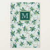 Tropisch Foxtail Palm | Voeg je Initiaal toe Planner (Voorkant)