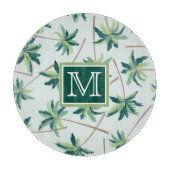 Tropisch Foxtail Palm | Voeg je Initiaal toe Snijplank (Voorkant)