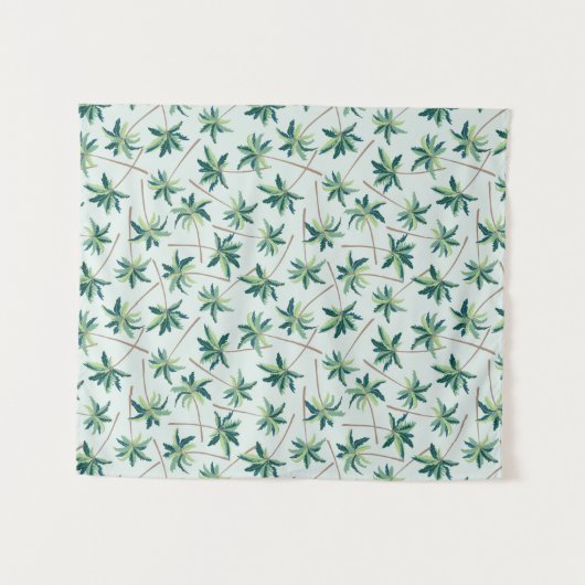 Tropisch Foxtail Palm Wandkleed (Voorkant (horizontaal))