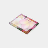 Tropisch Frangipani Plumeria Beach Flowers Post-it® Notes (Schuin)