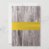 Tropisch Frangipani Rustic Wood Retirement Party Kaart (Achterkant)