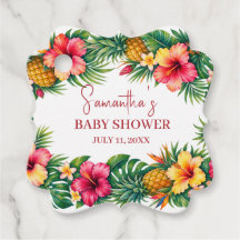 Tropisch Fruit Ananas Hawaiaanse Baby Shower