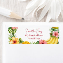 Tropisch Fruit Ananas Hawaiaanse Baby Shower