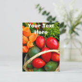  tropisch fruit briefkaart (Staand voorkant)