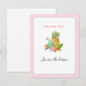 Tropisch fruit Bruidsmeisje Dankkaart Kaart (Voorkant / Achterkant)