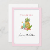 Tropisch fruit Bruidsmeisjesfeest bedankkaart Kaart (Voorkant / Achterkant)