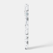 tropisch fruit citroen bloemenpatroon iPhone 15 case (Linkerkant)