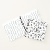 tropisch fruit citroen bloemenpatroon notitieboek (Binnen)