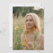 Tropisch Fruit Drinken Zwembad Graduation Party Kaart (Achterkant)