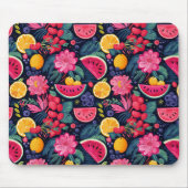 Tropisch Fruit en Bloemen Muismat (Voorkant)