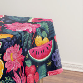 Tropisch Fruit en Bloemen Tafelkleed
