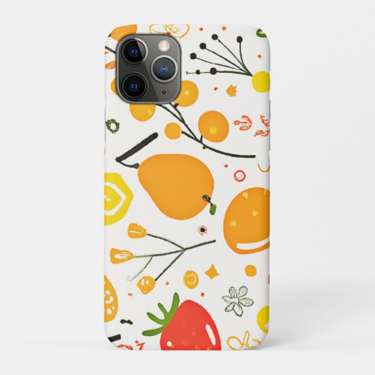 Tropisch fruit Fiesta patroon Case-Mate iPhone Case (Achterkant)