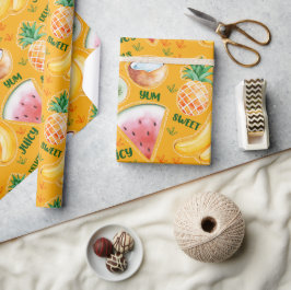 Tropisch Fruit Inpakpapier