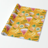 Tropisch Fruit Inpakpapier (Uitgerold)