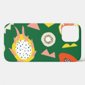 Tropisch fruit: levendig naadloos patroon. Case-Mate iPhone case (Achterkant (horizontaal))